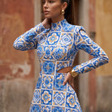 Azzurra Majolica Rinascita Dress