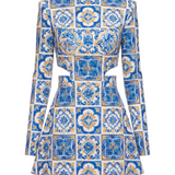 Azzurra Majolica Rinascita Dress