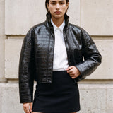 Manila Croc Black Jacket