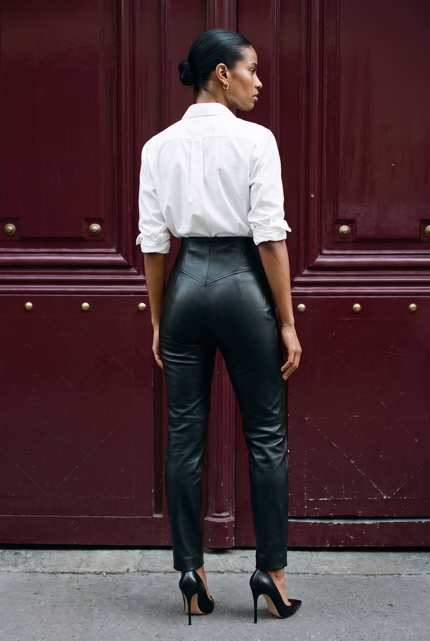 Vespera Faux Leather Pants