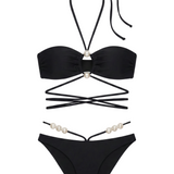 Isabella Perla Black Bikini