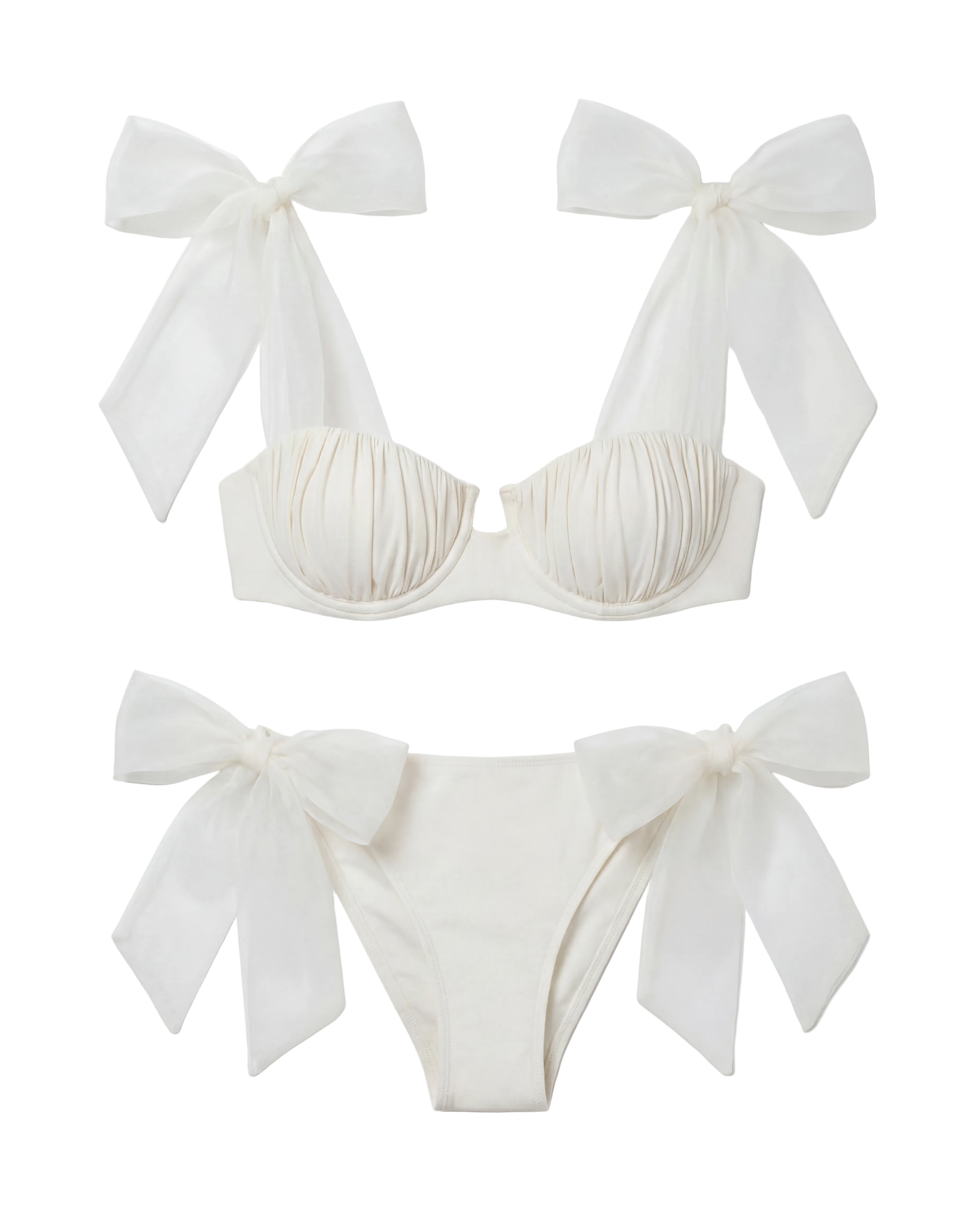 Villa Obsidian White Bikini