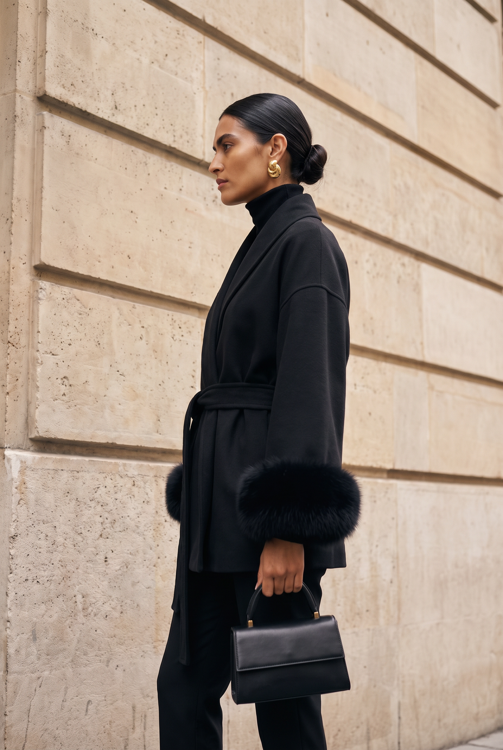 Ginevra Black Coat