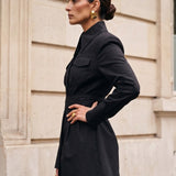 Allegra Shirt Black Dress