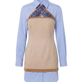 Luce Layered Shirt Dress