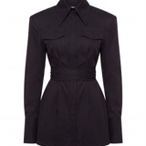 Allegra Shirt Black Dress
